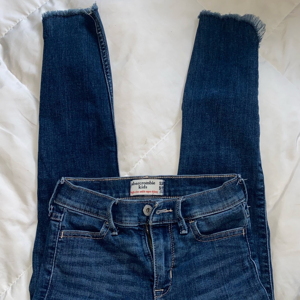 Abercrombie girls crop jeans